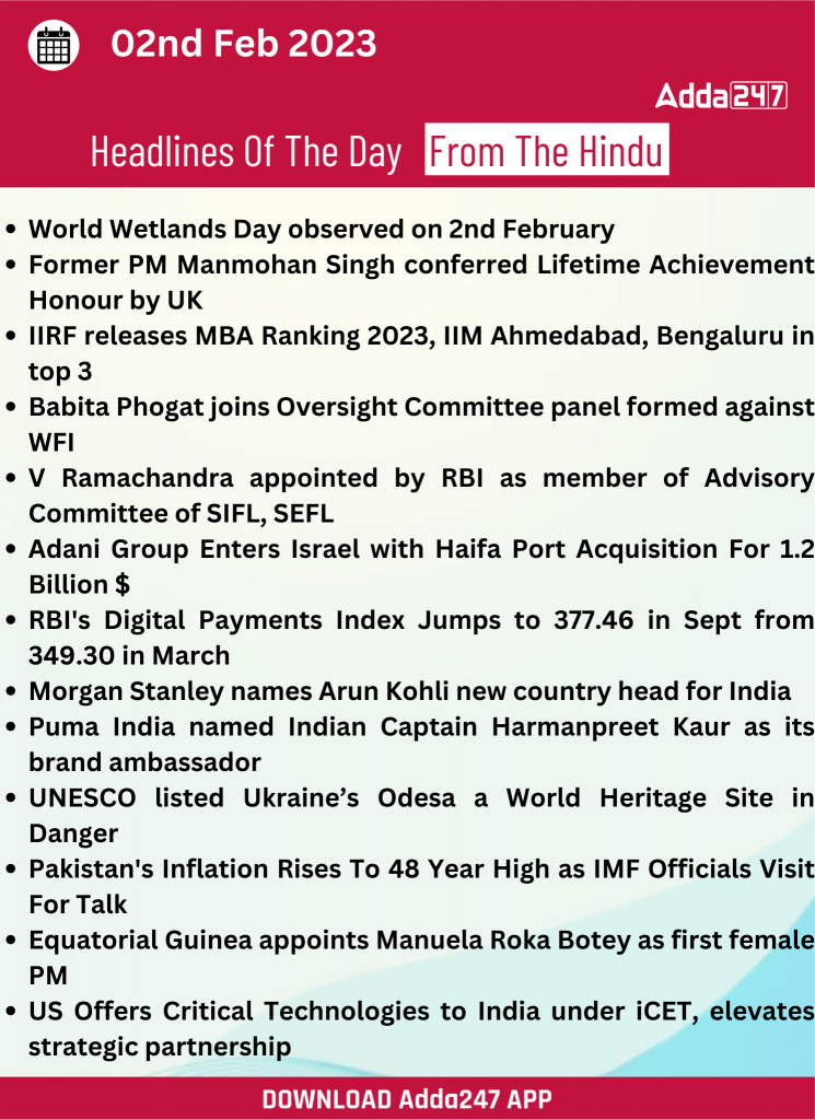 Daily Current Affairs 02nd February 2023 – Home_16.1