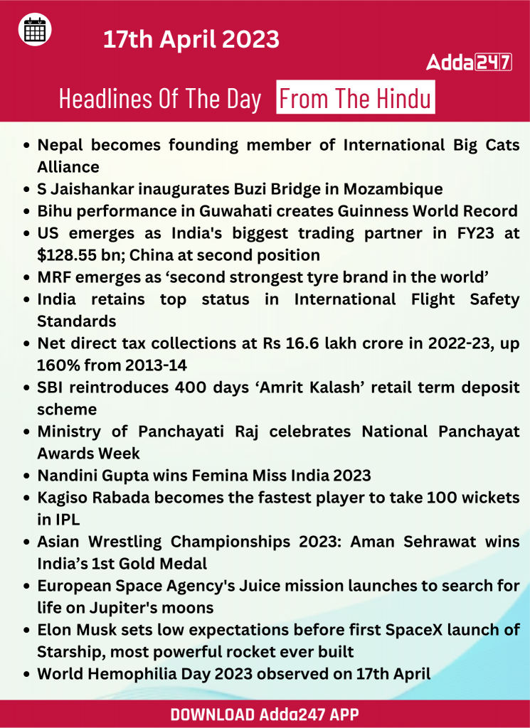 Daily Current Affairs 17th April 2023 – Home_18.1