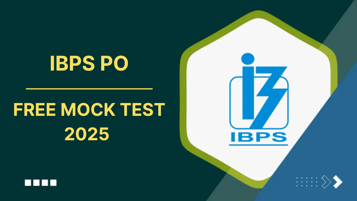 IBPS PO Free Mock Test 2025