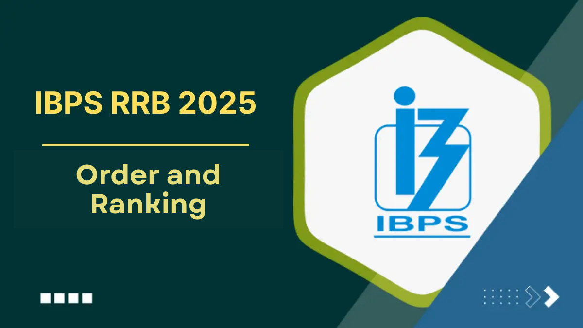 Order and Ranking Types and Questions for IBPS RRB PO and Clerk 2025