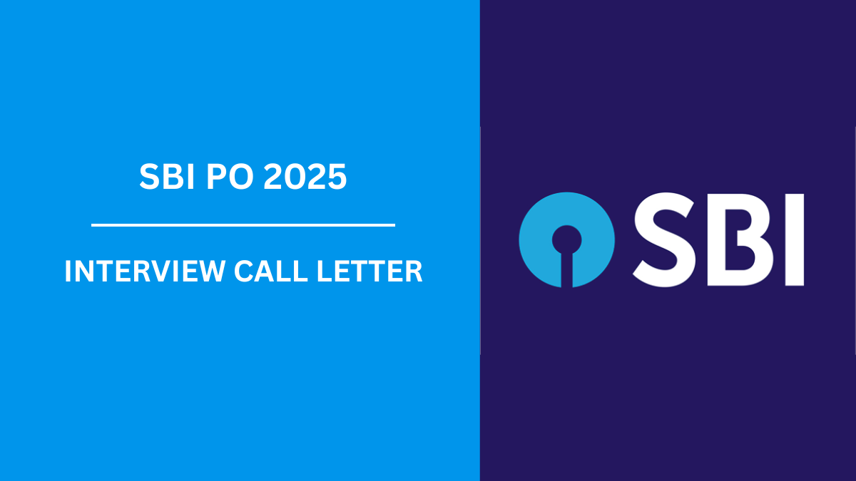 SBI PO Interview Call Letter 2025 Out