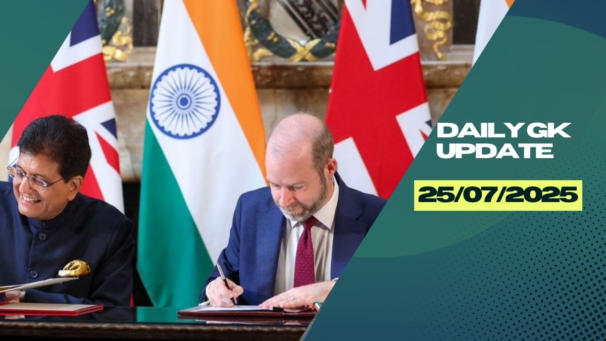 Daily Current Affairs 25th July 2025, Important News Headlines (Daily GK Update)