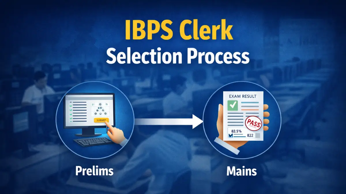 IBPS Clerk Selection Process