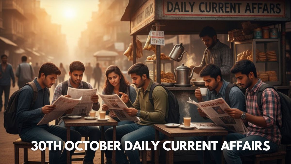 Daily Current Affairs 30th October, 2025
