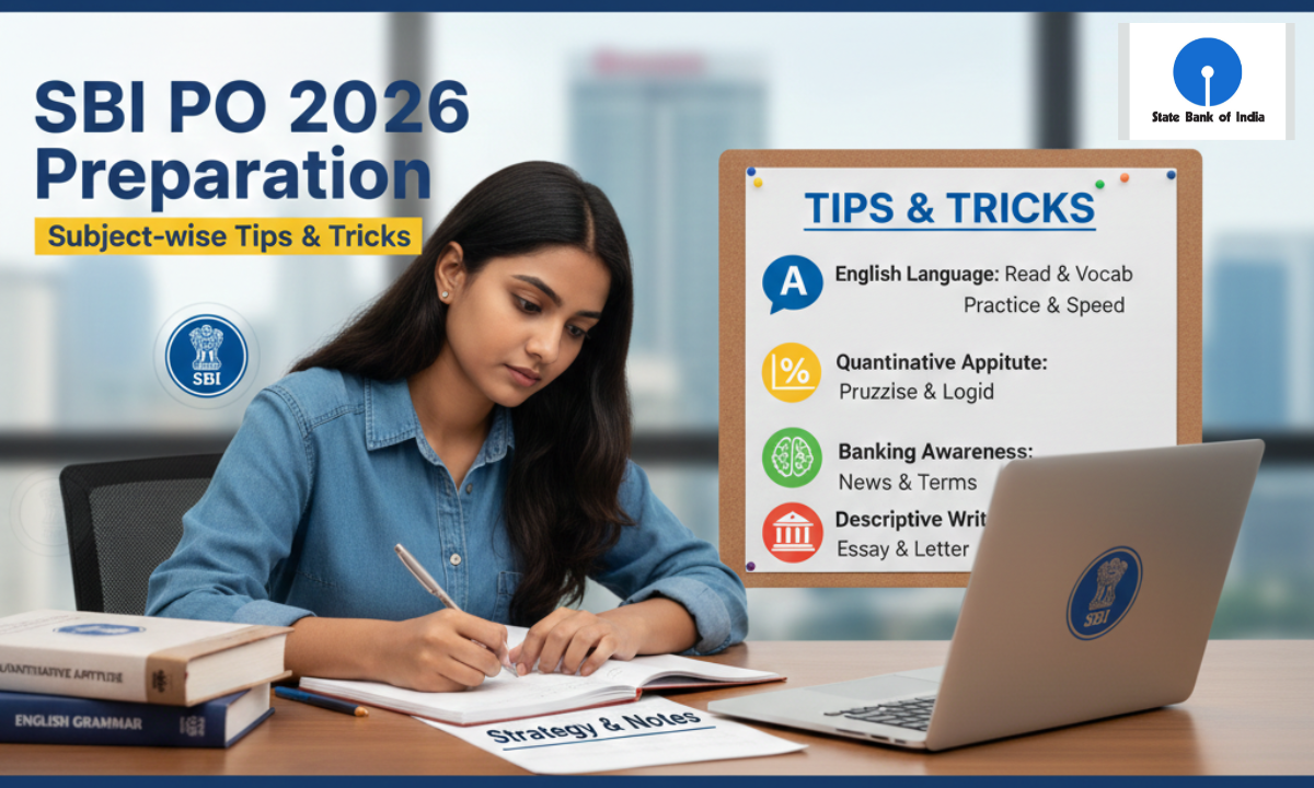 SBI PO Preparation Strategy 2026 With Tips and Tricks
