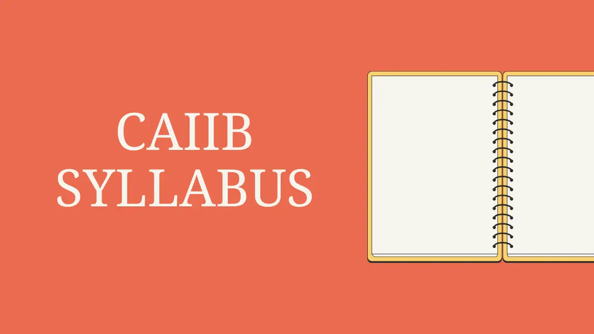 CAIIB Syllabus