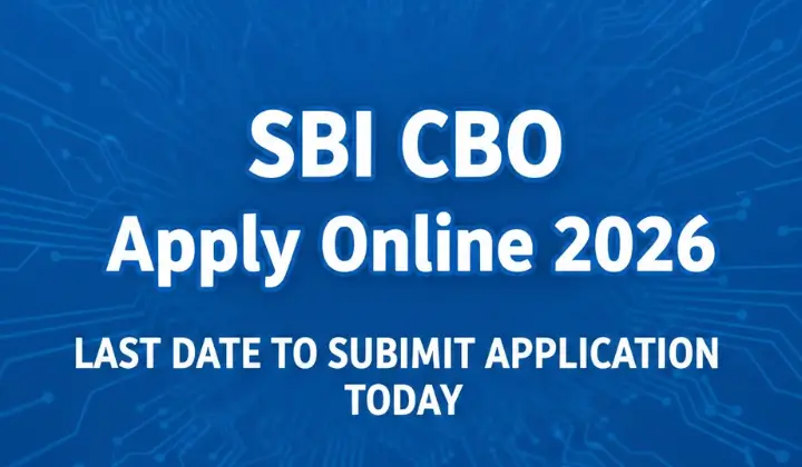 SBI CBO Apply Online 2026