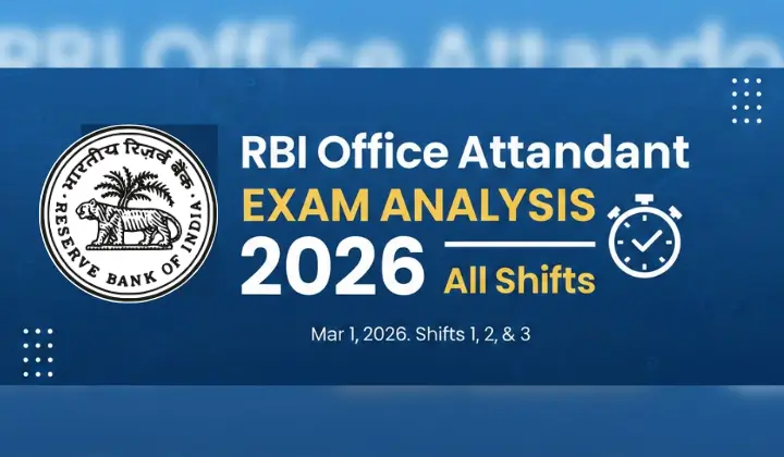 RBI Office Attendant Exam Analysis 2026, All Shifts