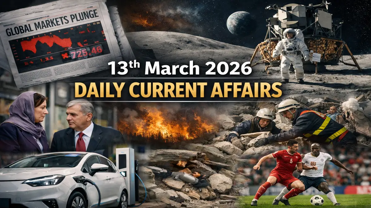 Daily Current Affairs and GK Updates (13th March 2026)