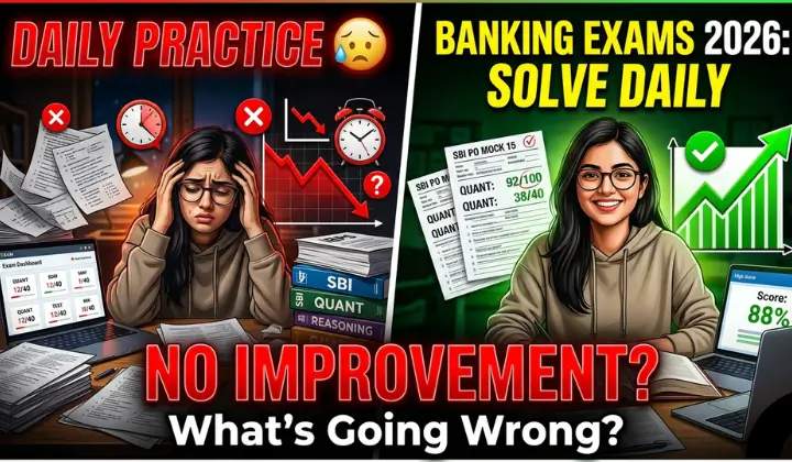 Banking Exams 2026: Solve Questions Daily but Still Not Improving?