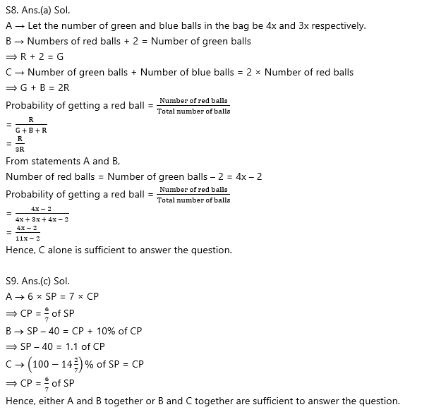 IBPS PO Mains क्वांट क्विज 2022 : 3rd November – Data Sufficiency – Latest Hindi Banking jobs_10.1