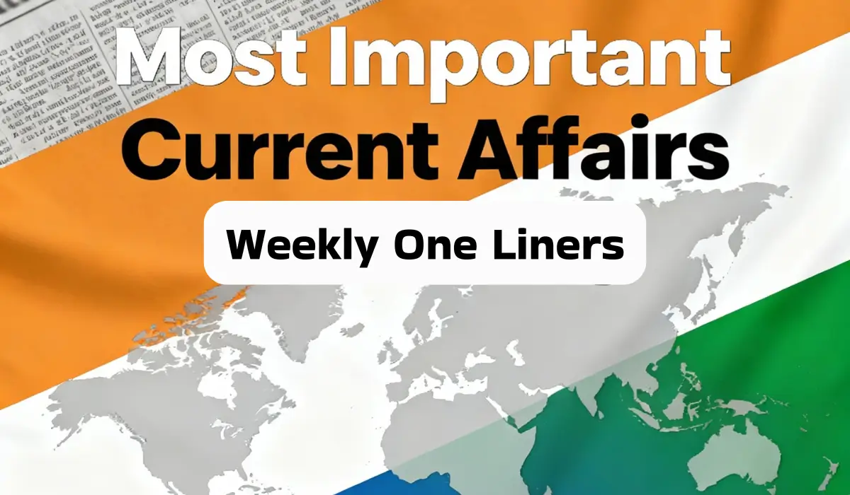 Weekly One Liners