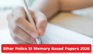 Bihar Police SI Question Papers 2026: डाउनलोड करें बिहार पुलिस एसआई क्वेशन पेपर PDF