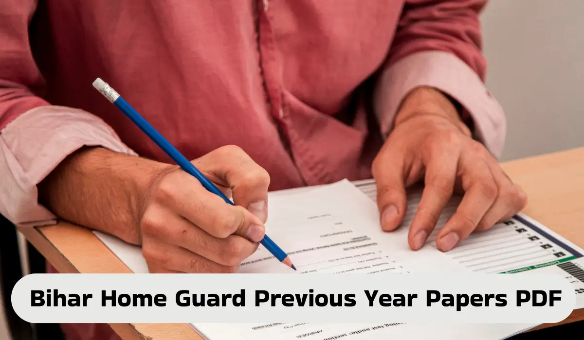 Bihar Home Guard Previous Year Papers PDF