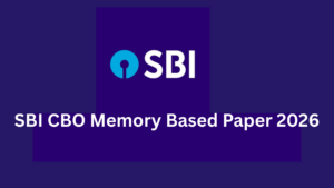 SBI CBO Memory Based Paper 2026 जारी: 14 मार्च की परीक्षा में पूछे गये ये प्रश्न, PDF डाउनलोड करें