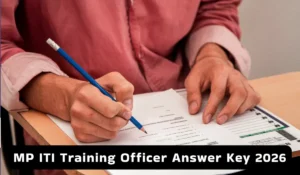 MP ITI Training Officer Answer Key 2026