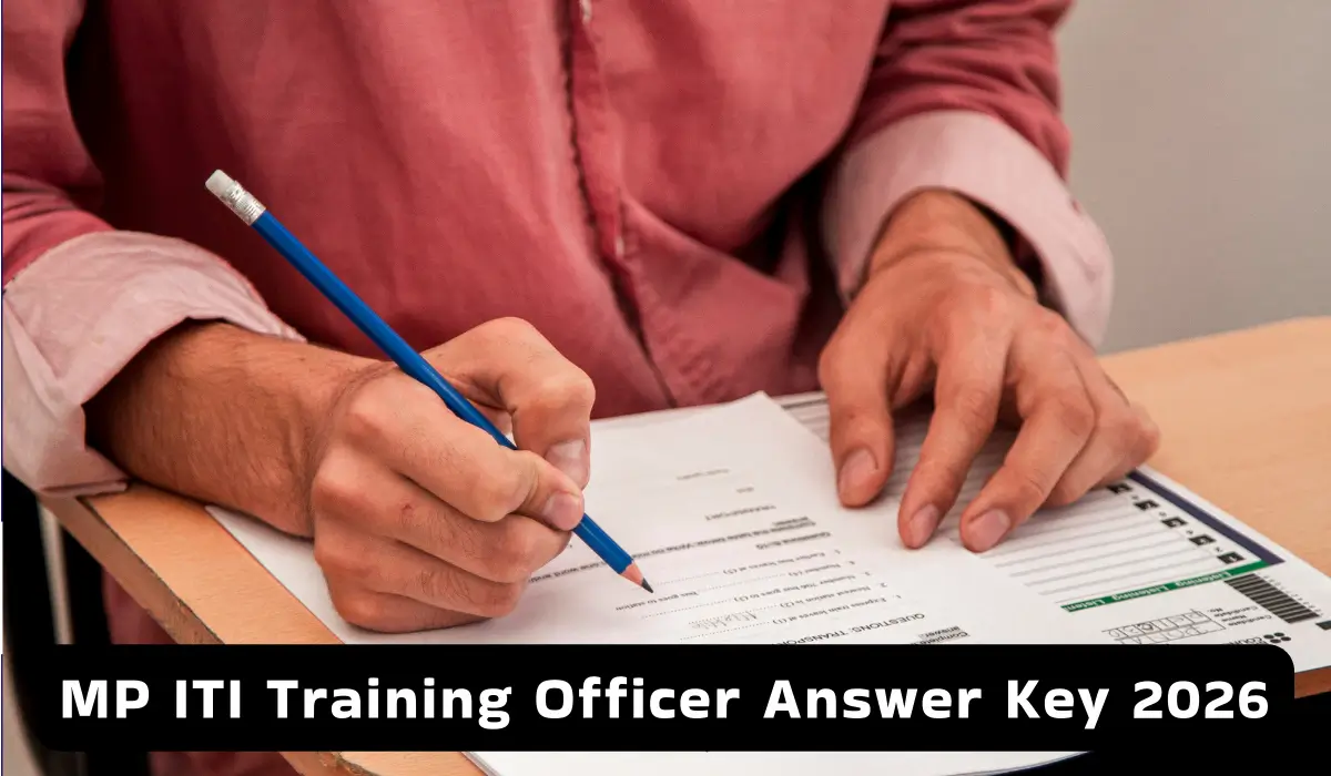 MP ITI Training Officer Answer Key 2026