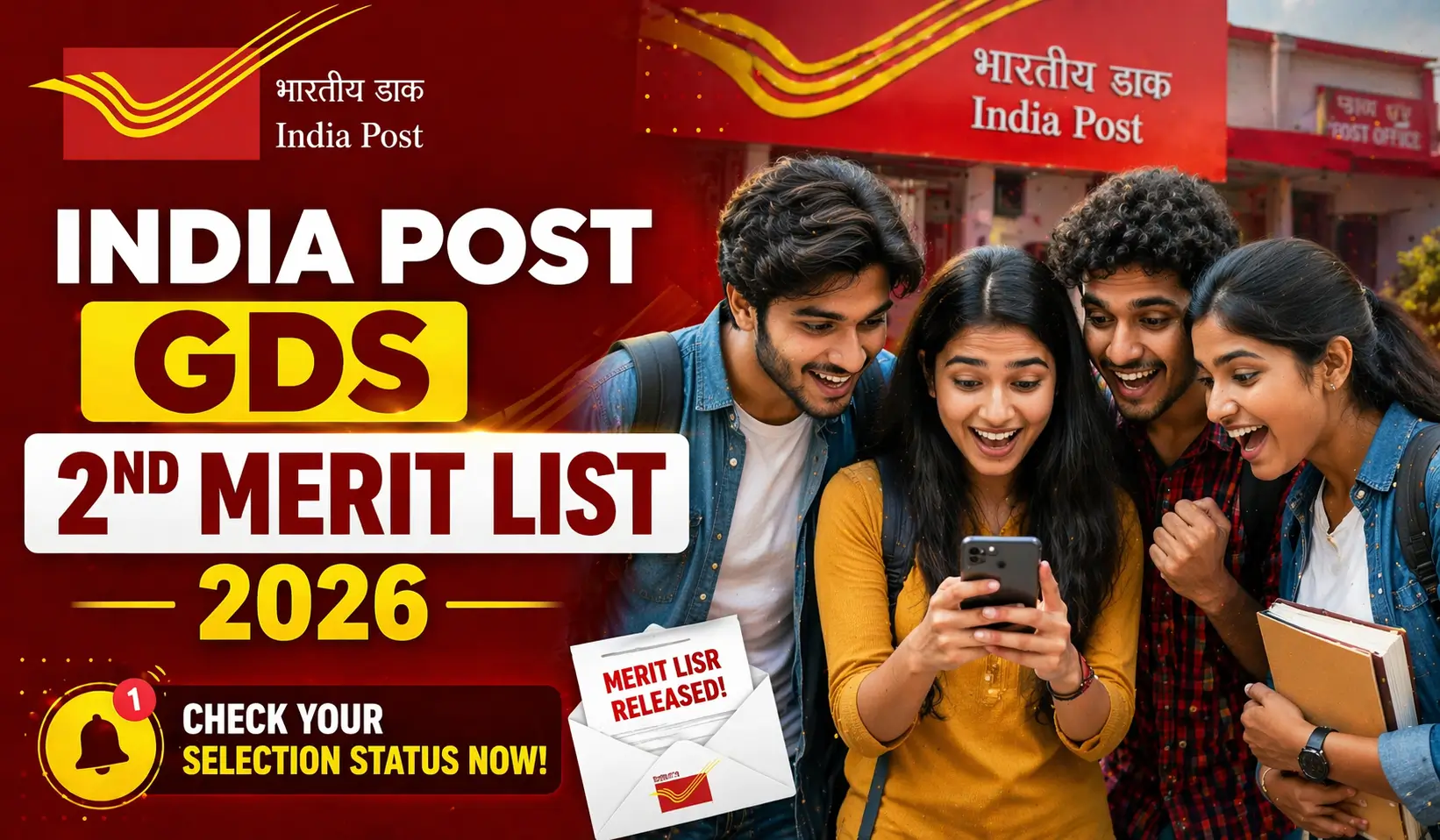 India Post GDS 2nd Merit List 2026