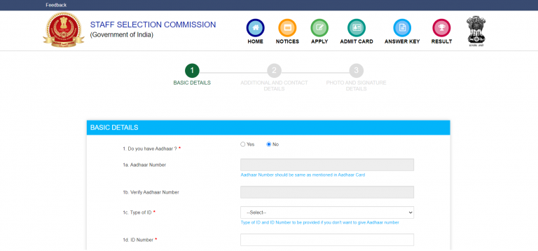 SSC MTS Apply Online 2023 Online Registration Last Date