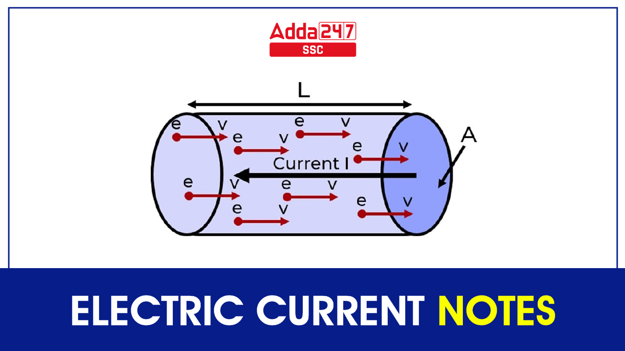 Electric Current Notes Overview and Important Points 2024