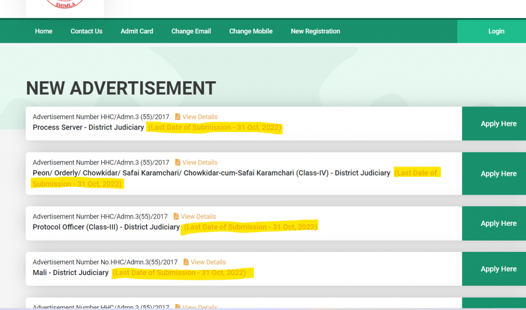 HP High Court Recruitment 2022 Notification PDF Out, Last Date Extended to Apply Online for 444 Various Posts_50.1