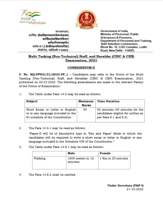 SSC MTS 2022 Notification Out for 7301 Vacancies, Admit Card_60.1