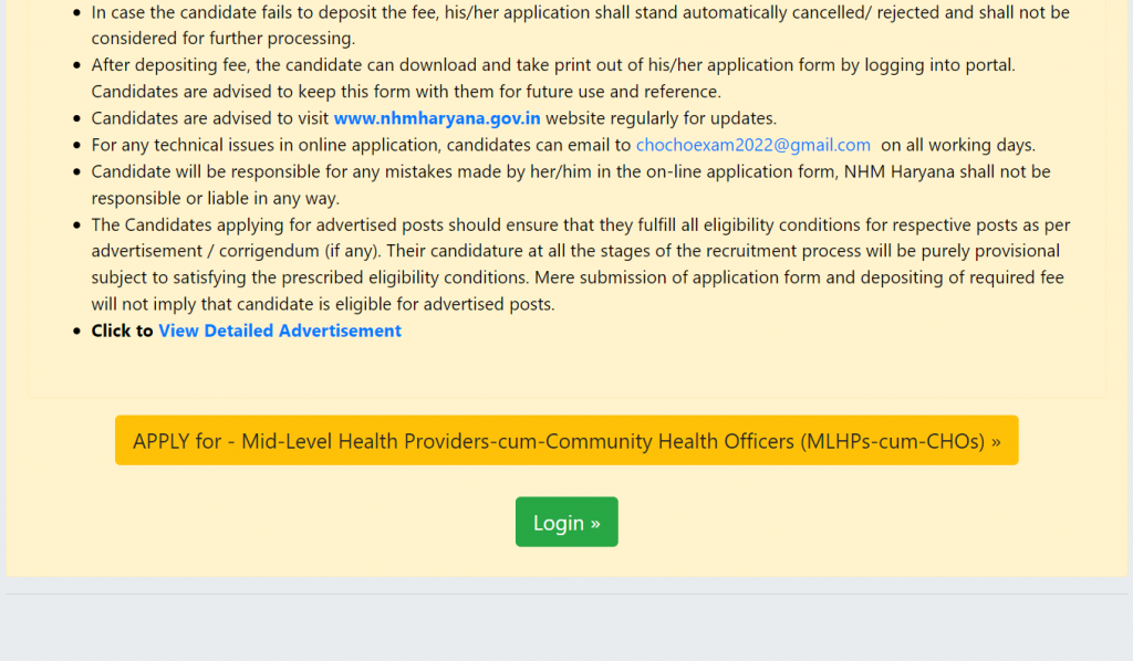 NHM Haryana MLPH Cum CHO Recruitment 2023 for 527 Vacancy_50.1