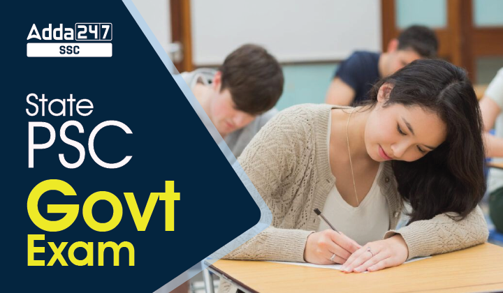 State PSC Govt Exam, Various State Public Service Commission Exams