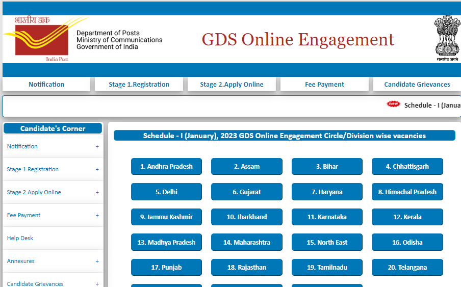 Post Office Apply Online 2023 GDS Online Form (Gramin Dak Sevak)_50.1