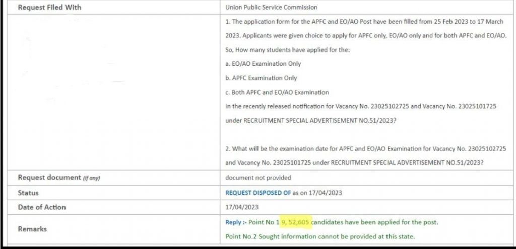 UPSC EPFO Notification 2023 PDF Out Apply Online 577 Posts