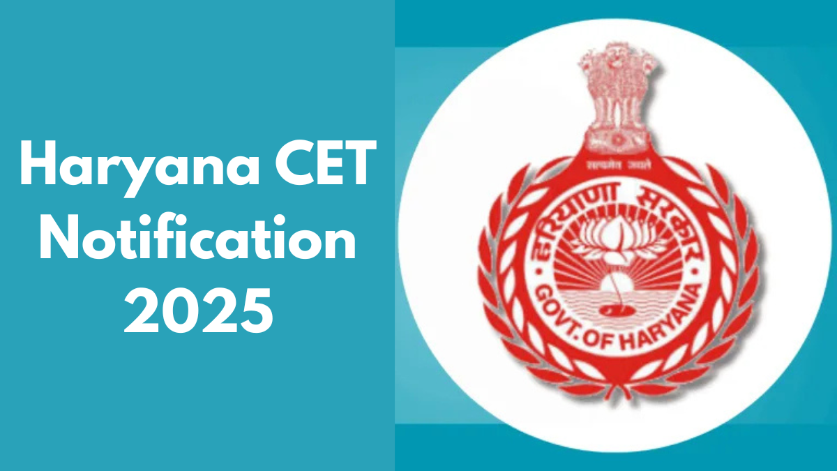 Haryana CET Notification 2025