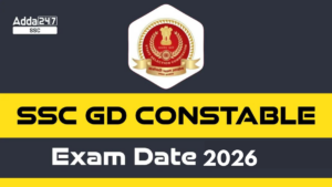 SSC GD Exam Date 2026