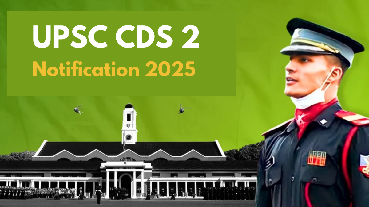 UPSC CDS 2 Notification 2025