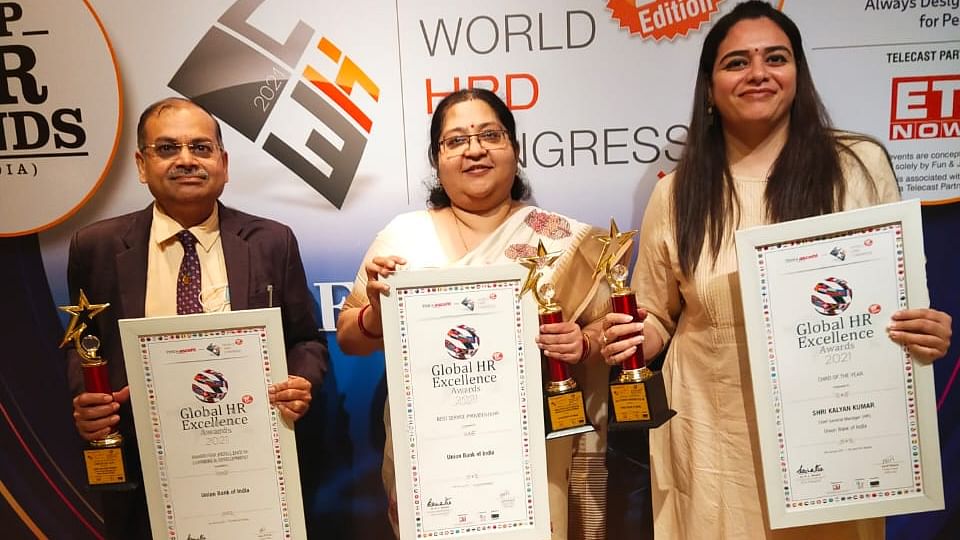 Union Bank Of India wins World HRD Congress Awards