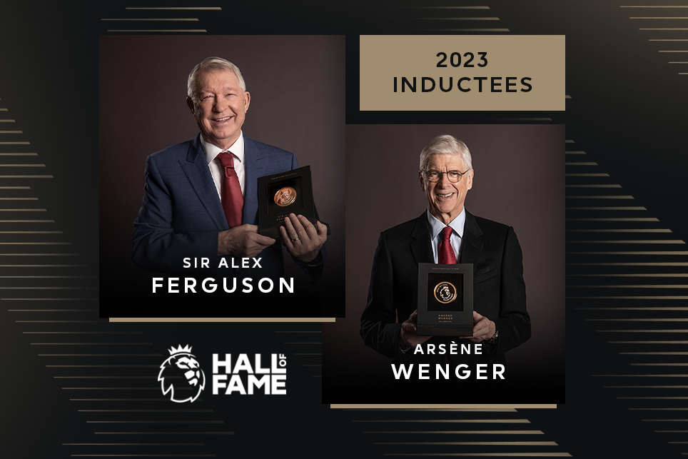 Sir Alex Ferguson and Arsene Wenger inducted into Premier League Hall