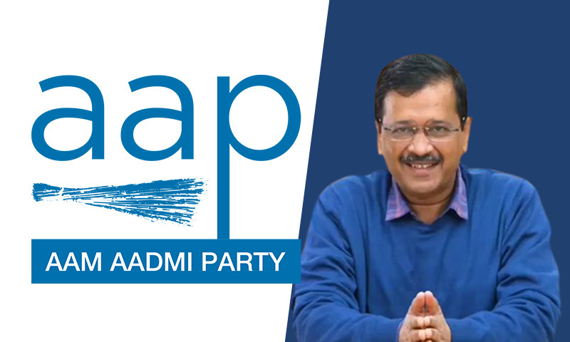 Modi for PM, Kejriwal for CM: AAP removes banner after social media outrage  – Firstpost