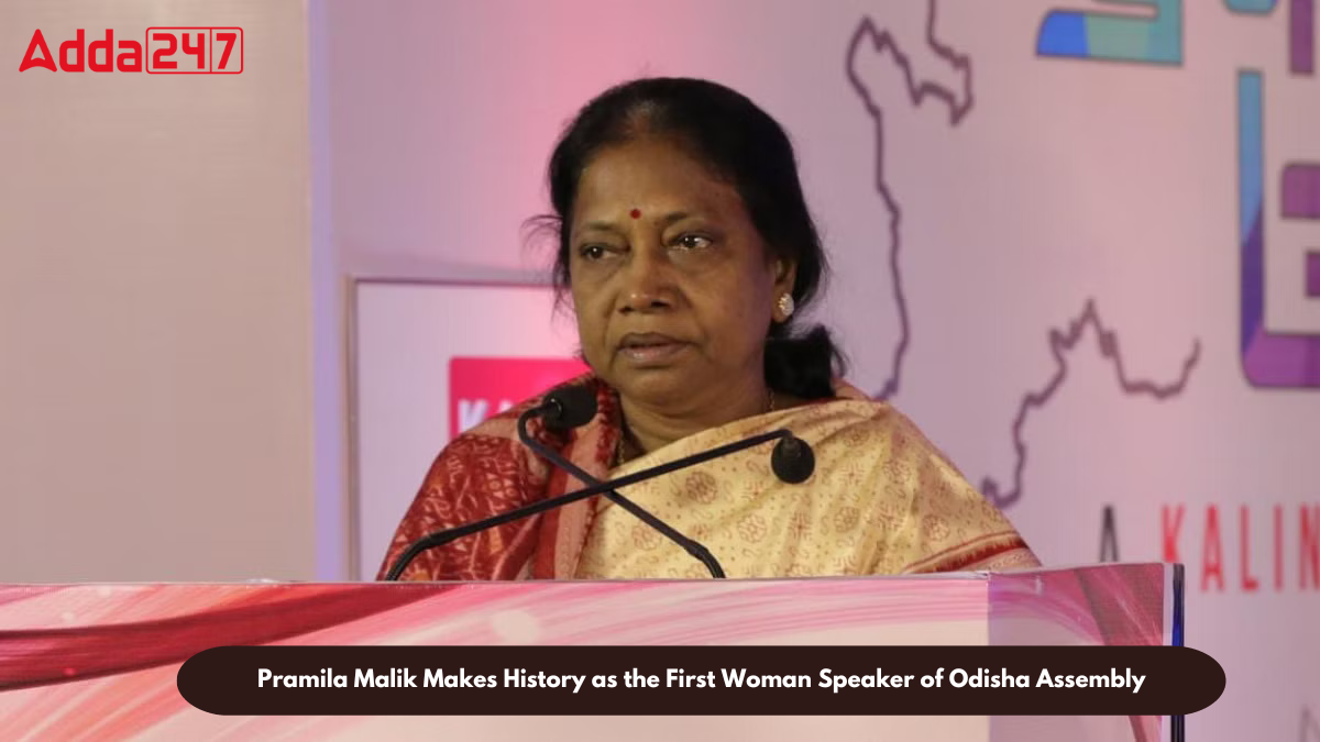 Pramila Malik Makes History as the First Woman Speaker of Odisha Assembly