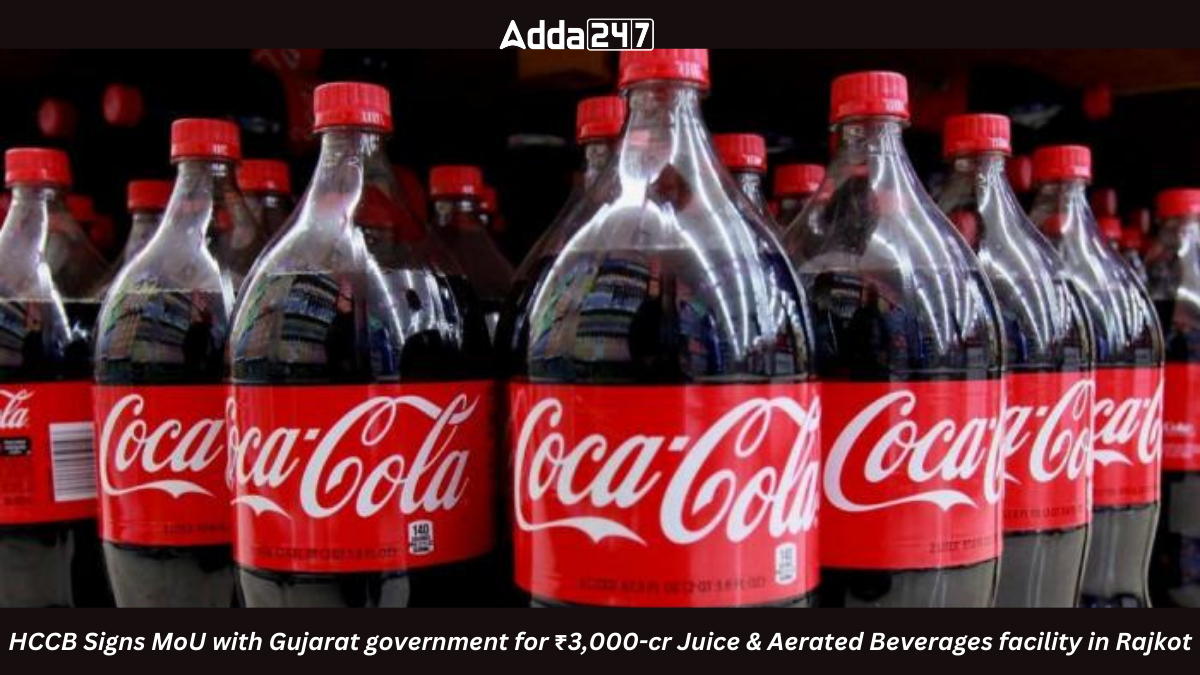 HCCB Signs MoU with Gujarat government for ₹3,000cr Juice & Aerated