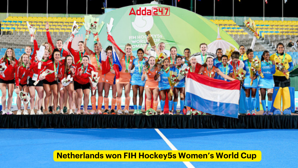 Netherlands won FIH Hockey5s Women's World Cup