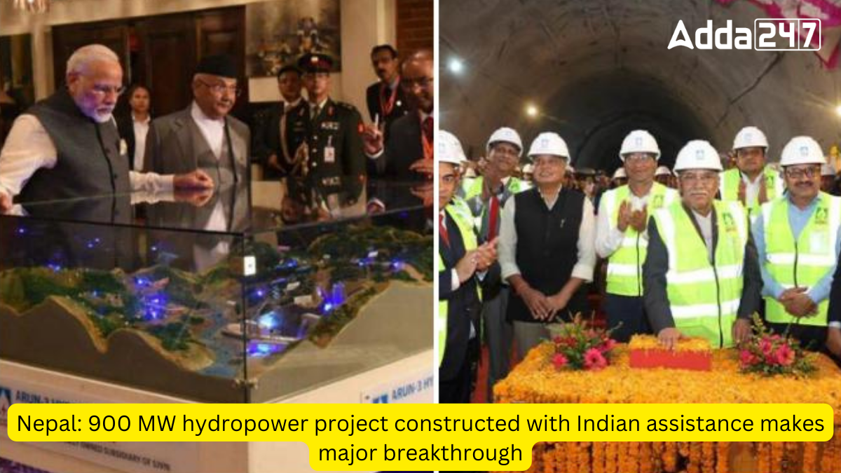 Nepal: 900 MW Hydropower Project Constructed With Indian Assistance Makes Major Breakthrough