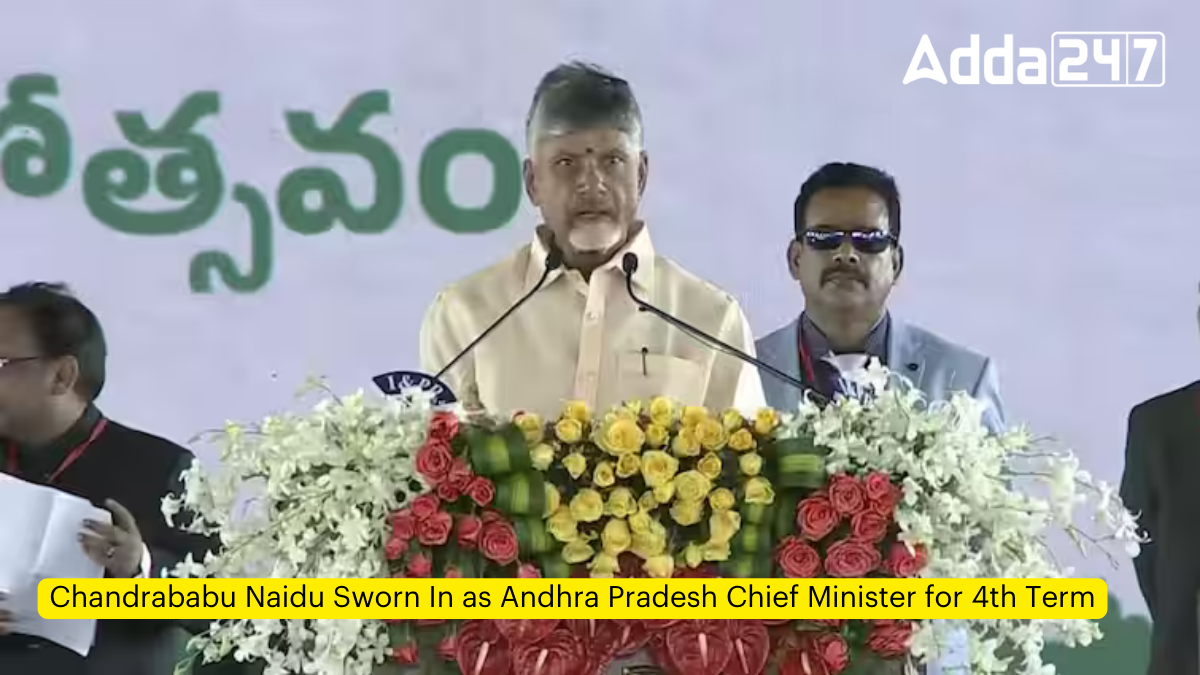Chandrababu Naidu Sworn In as Andhra Pradesh Chief Minister for 4th Term