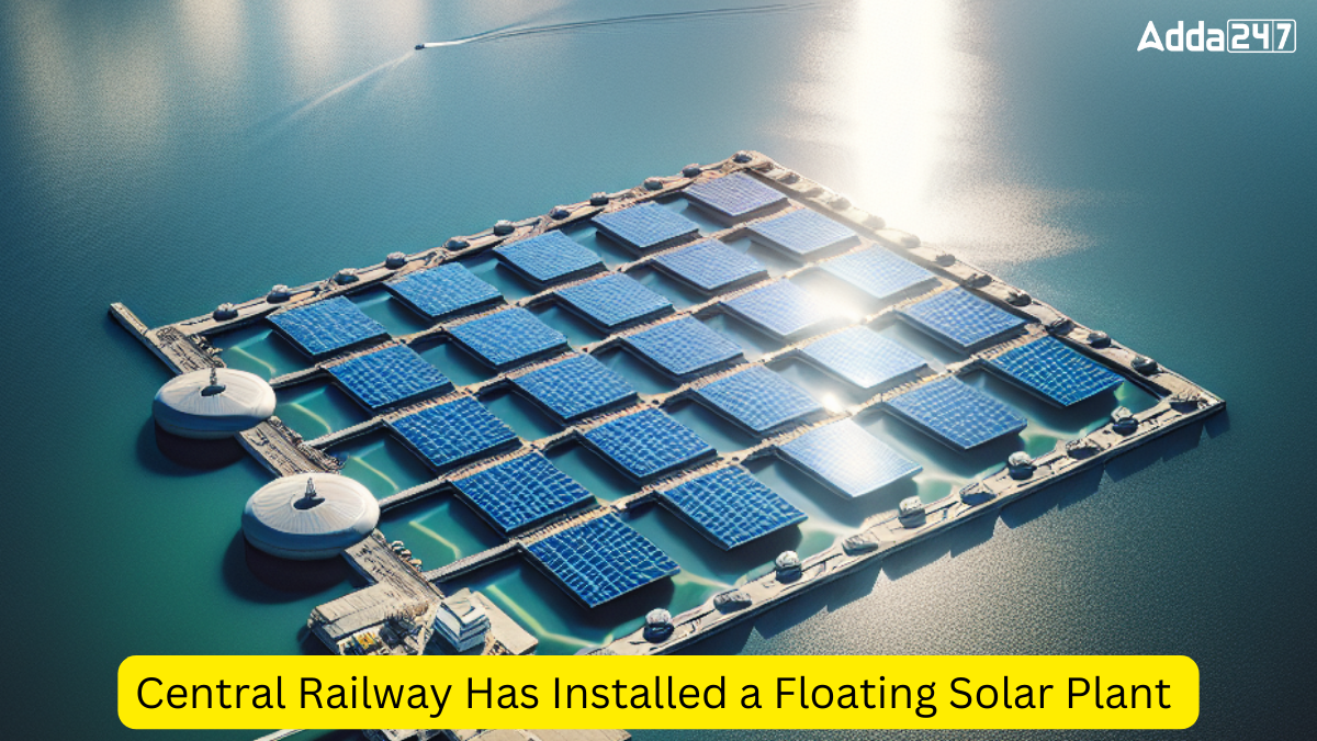 Central Railway Has Installed a Floating Solar Plant