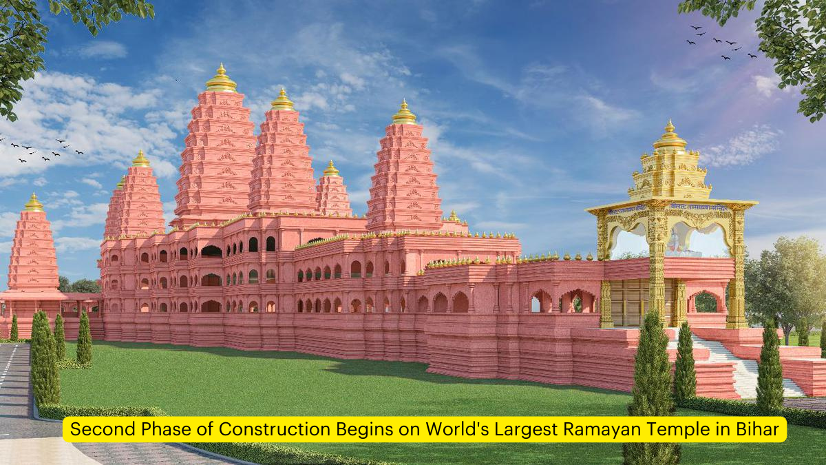 Second Phase of Construction Begins on World's Largest Ramayan Temple in Bihar