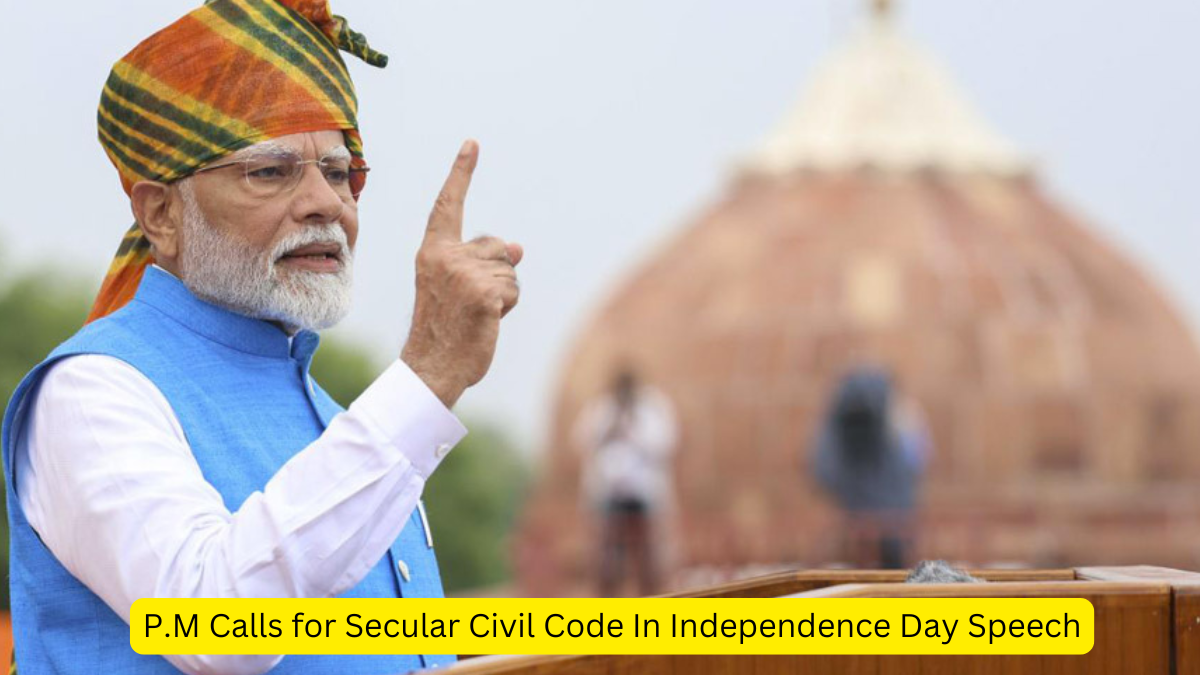 P.M Calls for Secular Civil Code In Independence Day Speech