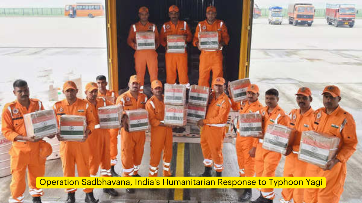 Operation Sadbhavana, India's Humanitarian Response to Typhoon Yagi
