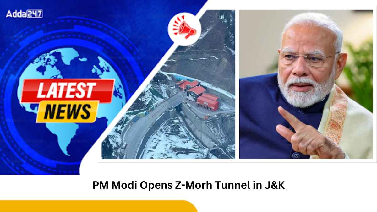 PM Modi Opens Z-Morh Tunnel in J&K