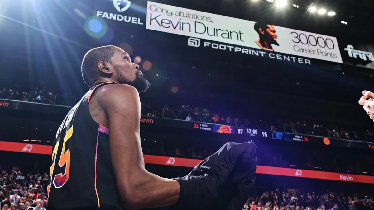 Kevin Durant Reaches 30,000 Points – 8th Player in NBA History