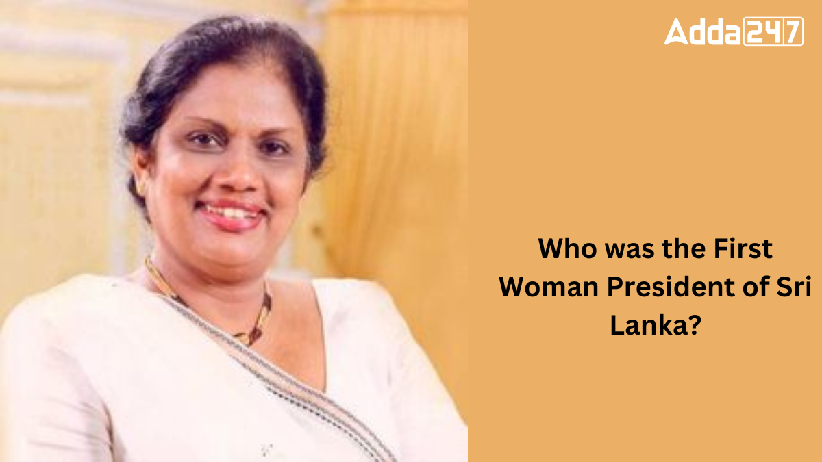 Who was the First Woman President of Sri Lanka?