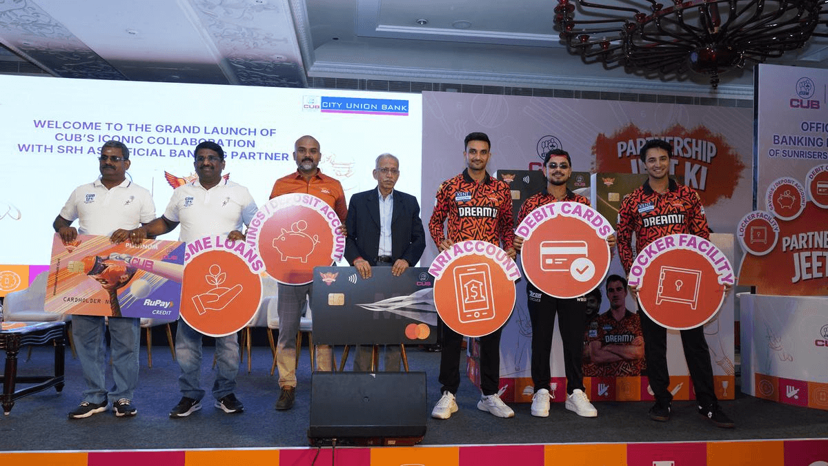 City Union Bank Becomes Exclusive Banking Partner of Sunrisers Hyderabad