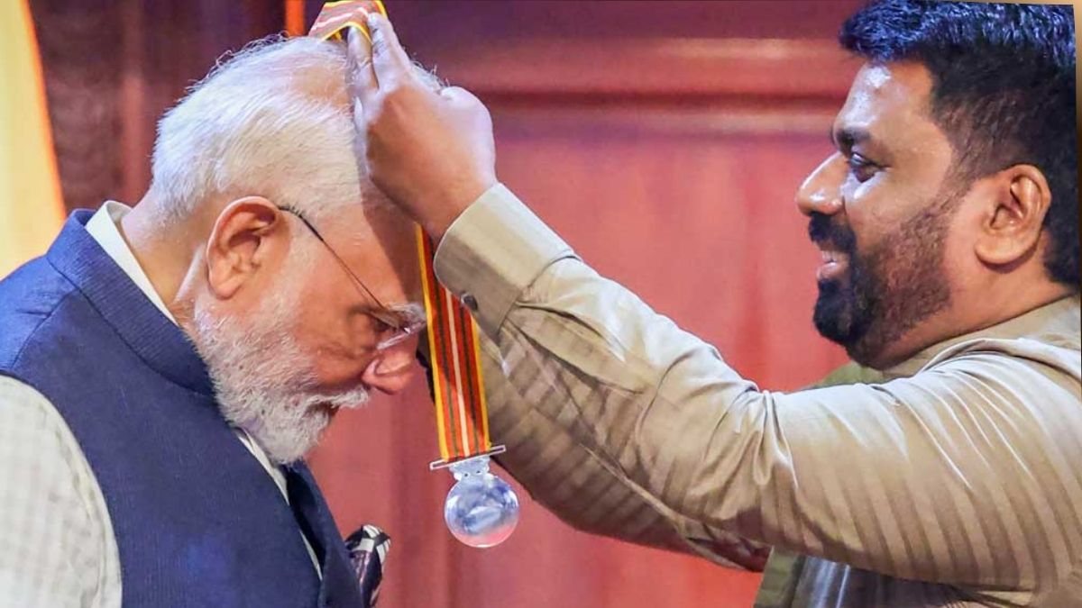 PM Narendra Modi Conferred Sri Lanka’s Highest Civilian Honour - Mithra Vibhushana